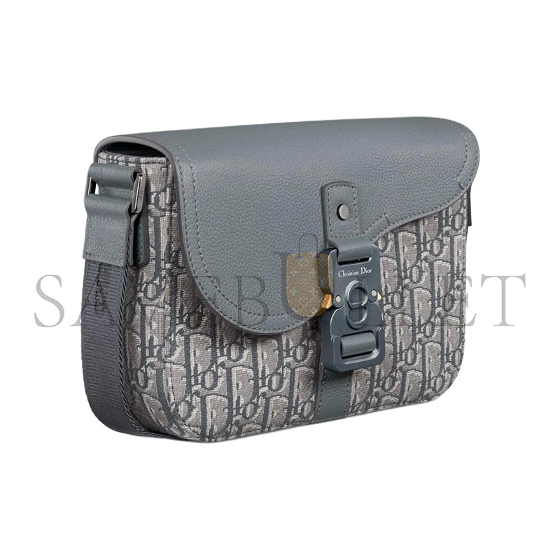 DIOR SMALL SADDLE MESSENGER BAG WITH FLAP 1ADPO049YKS-H12E (23*18*6cm)